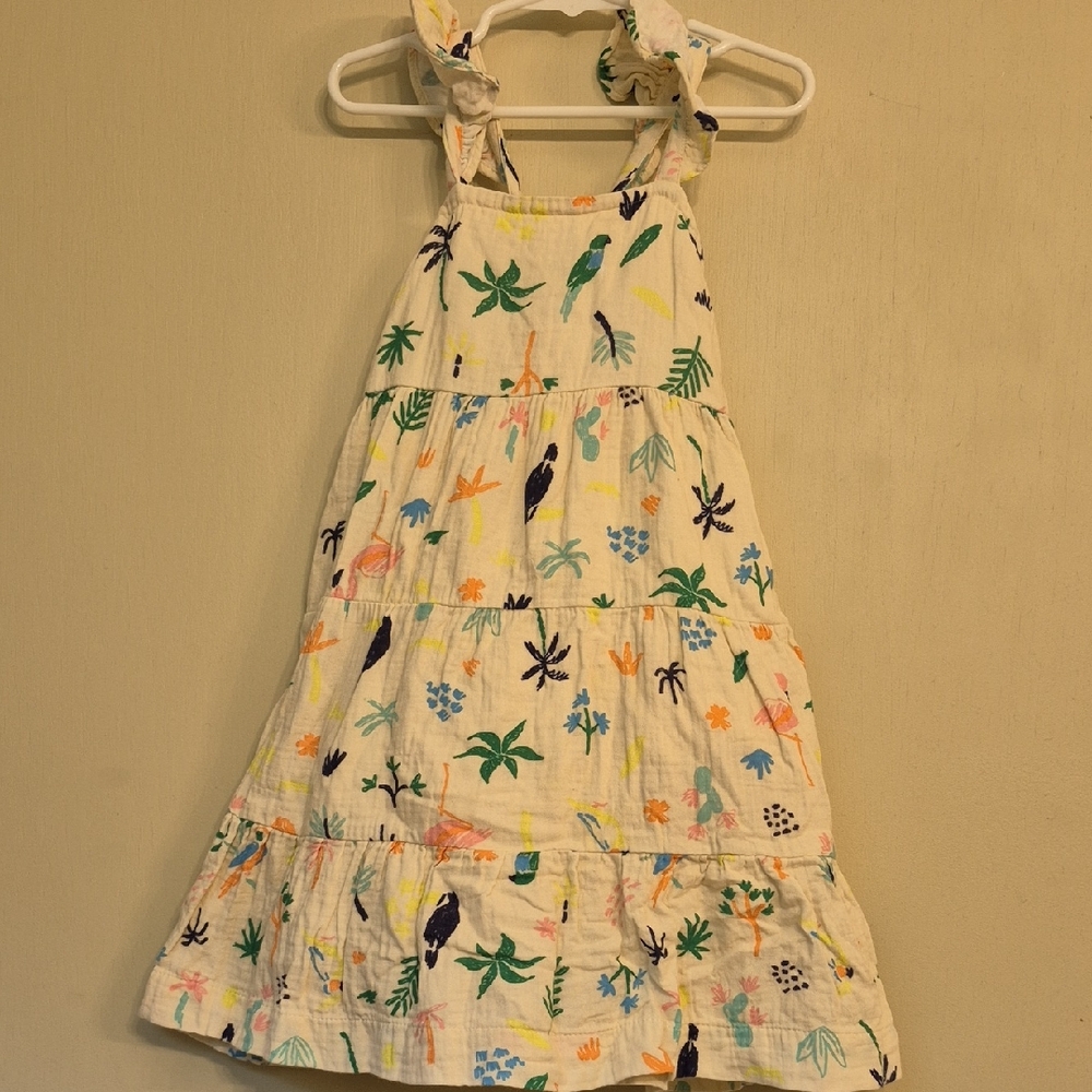 EUC Tropical Print Hanna Andersson Dress